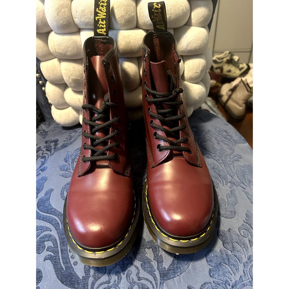 Dr Martens 1460 Oxblood Burgundy Red size 8/EU 39 - Picture 3 of 6